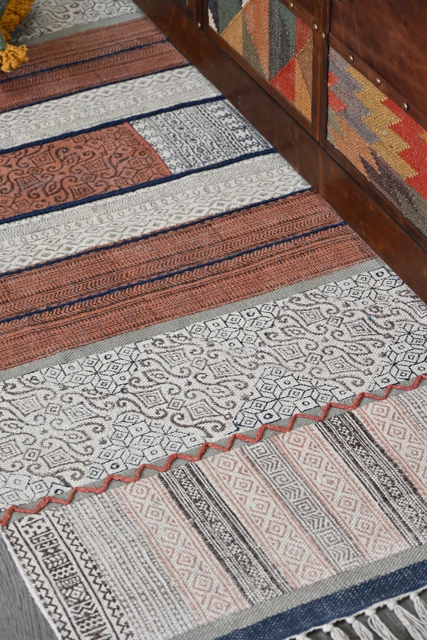 AURORA - BLOCK PRINTED FLOOR RUNNER - ART AVENUE