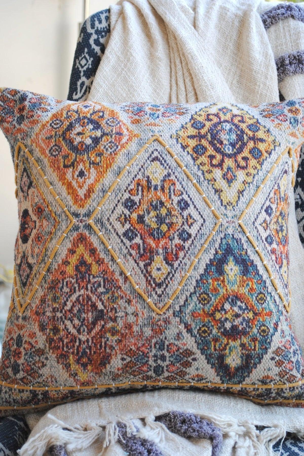 BENEBY - SQUARE CUSHION COVER - ART AVENUE