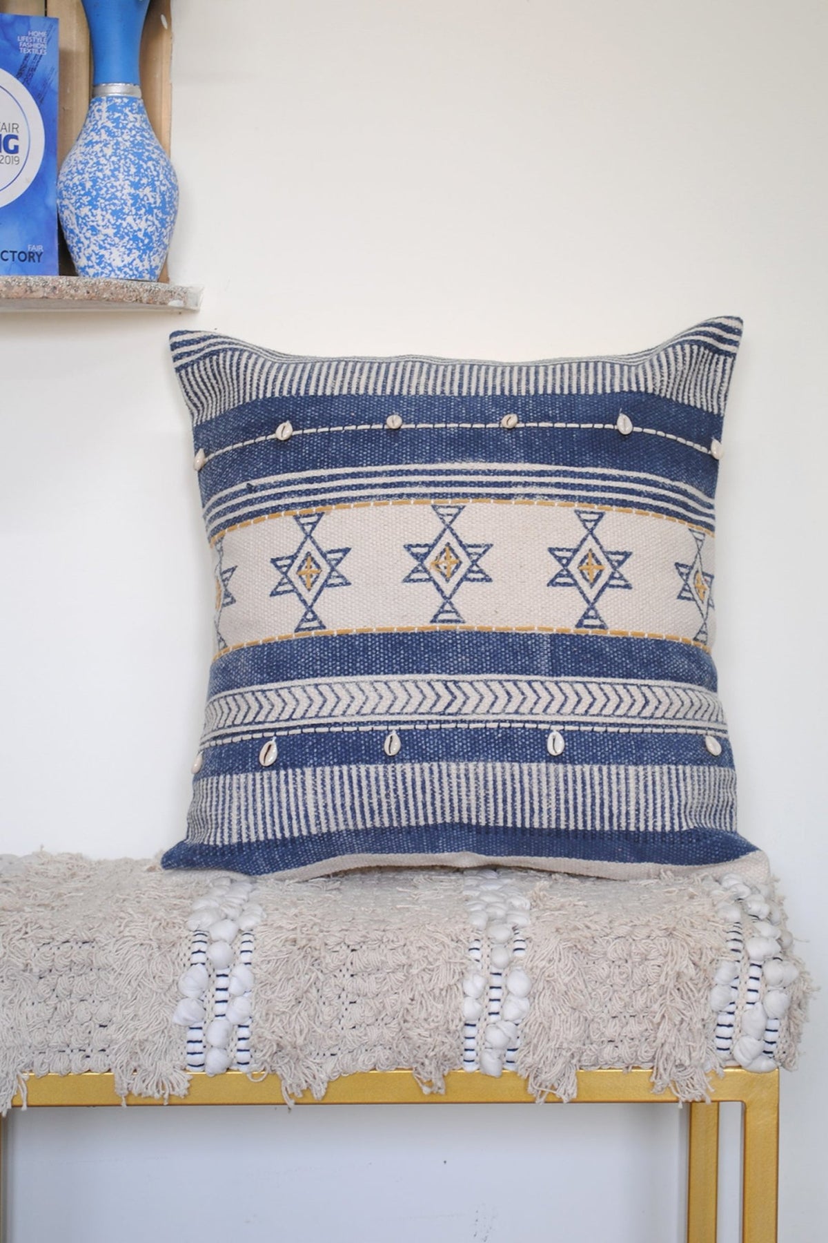 BLUEBELL - SQUARE CUSHION COVER - ART AVENUE
