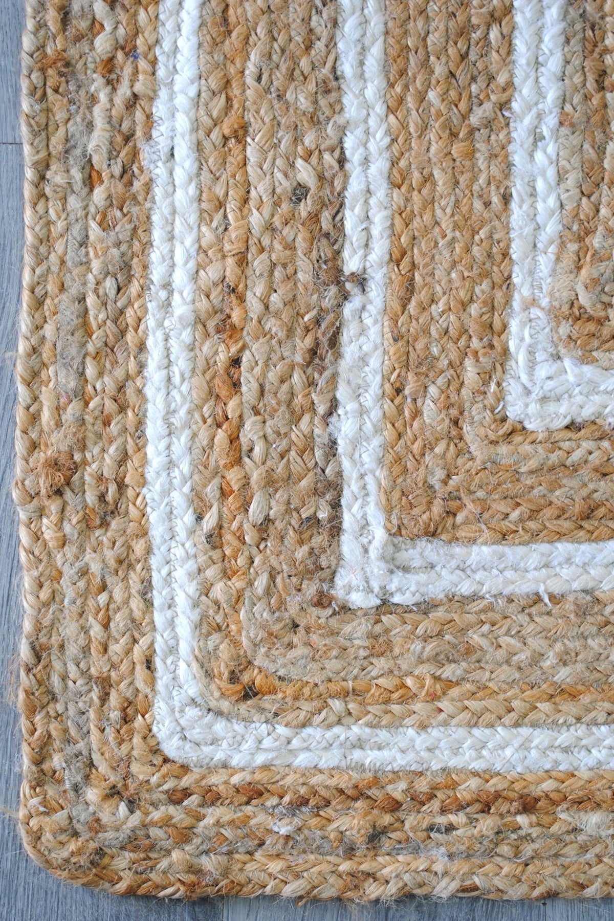 Breton jute rug — braided texture — Art Avenue