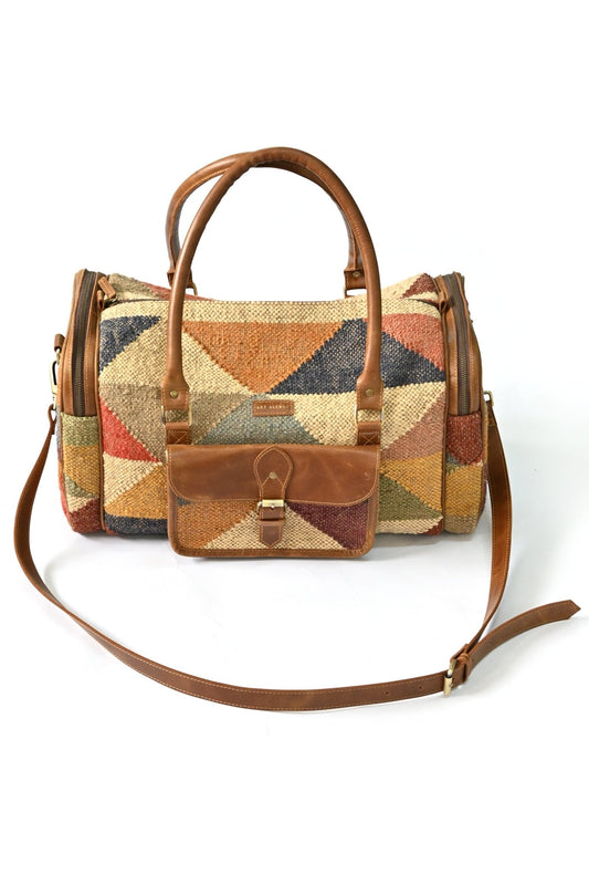 Canna kilim duffle bag — Art Avenue