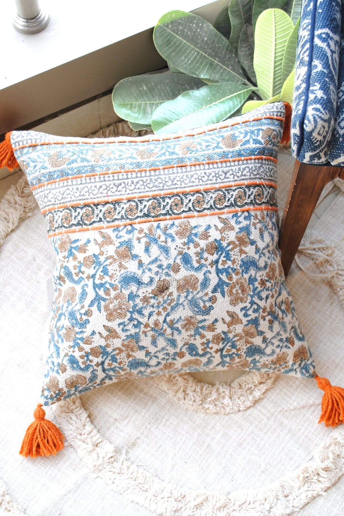 CLARKIA - SQUARE CUSHION COVER - ART AVENUE