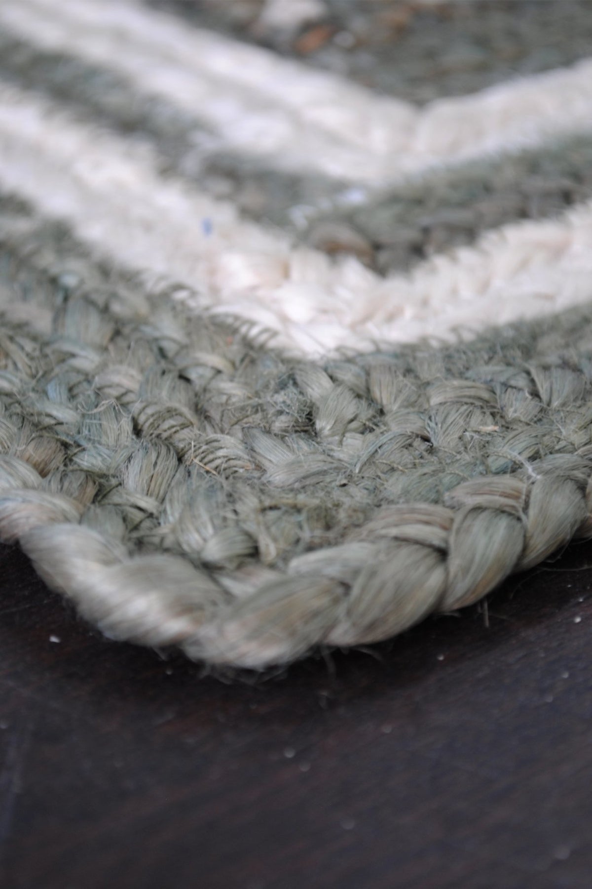 Create braided cotton rug detail — Art Avenue Jaipur
