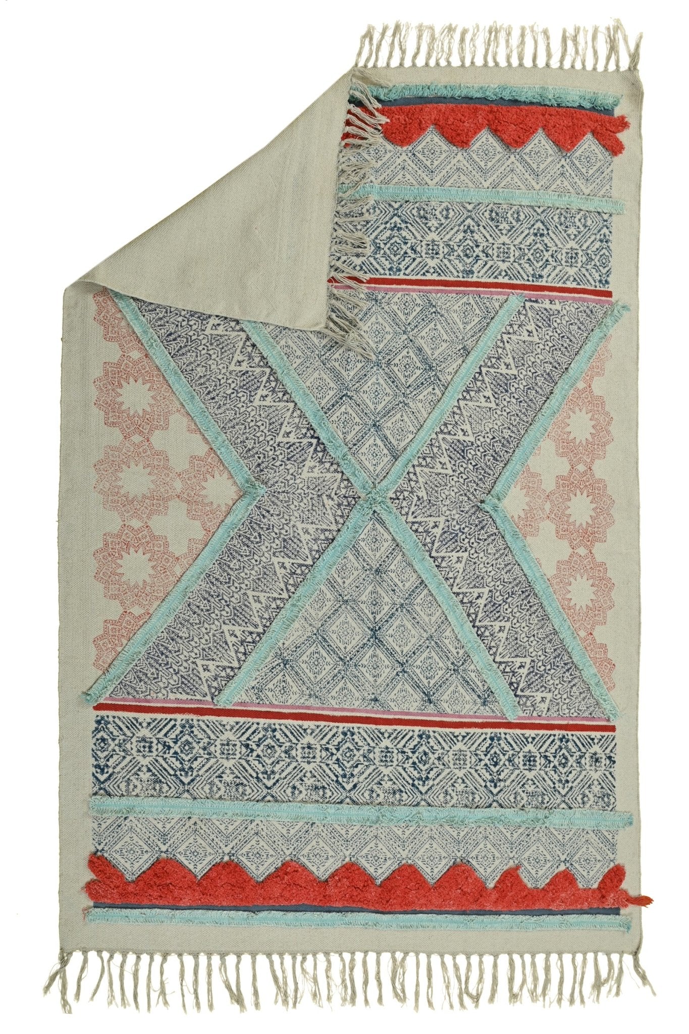 EMIR - BLOCK PRINTED RUG - ART AVENUE