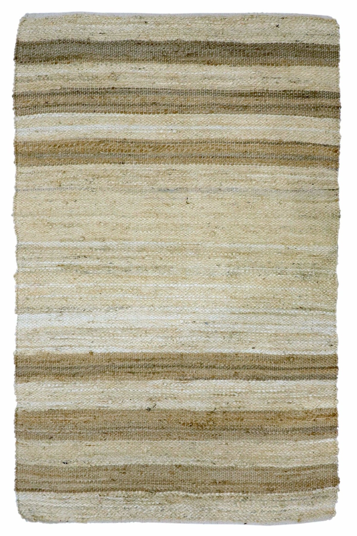 Horizon braided jute rug in beige — Art Avenue