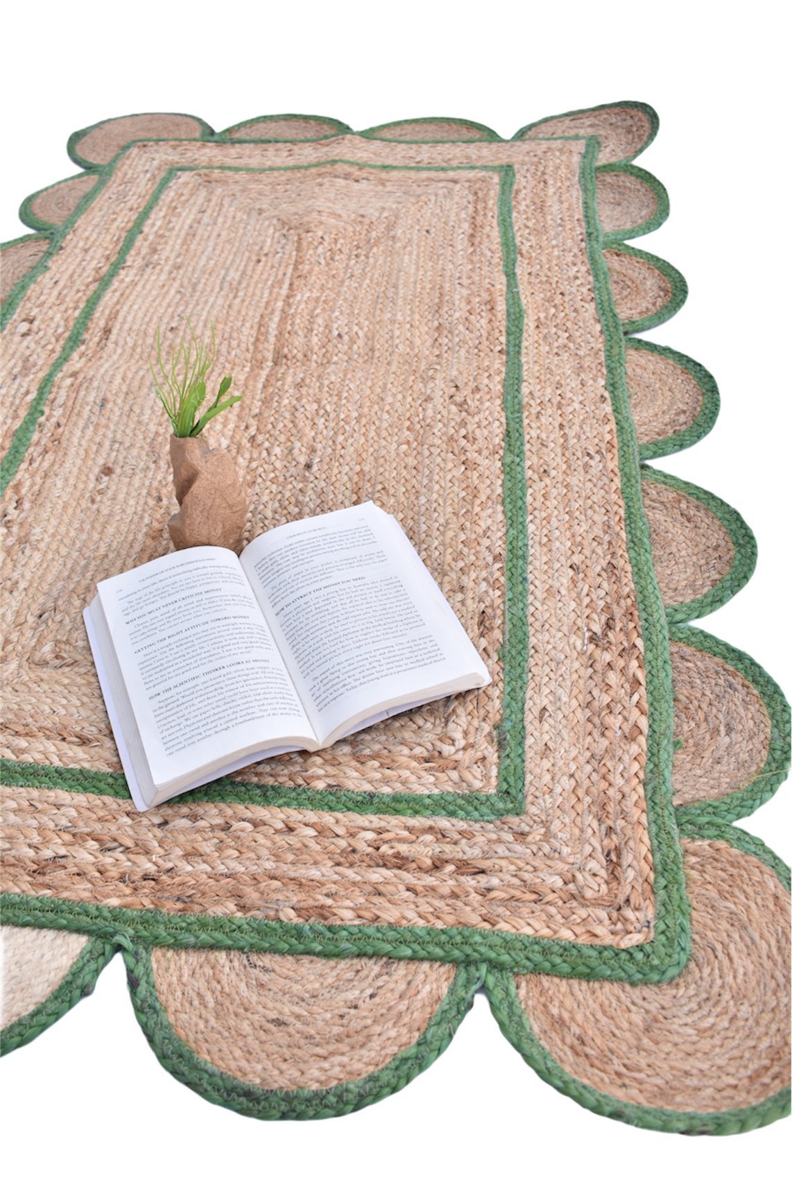 Jordan braided rug — texture detail — Art Avenue