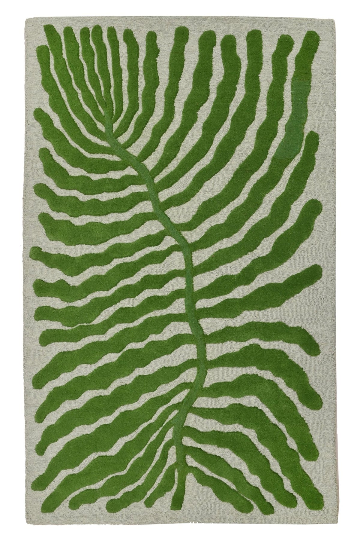 LEAFY HANDTUFTED WOOL CARPET - ART AVENUE