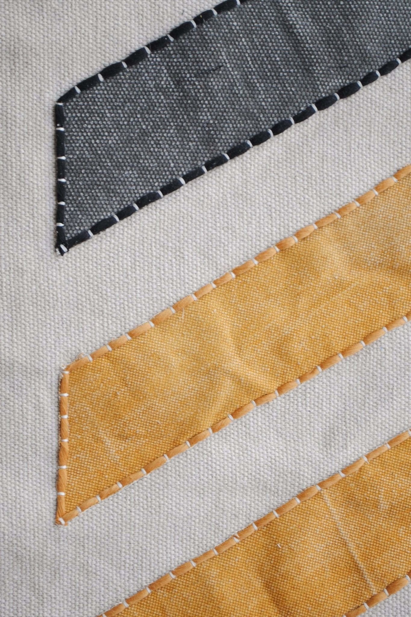 Mesa cotton rug grey pattern — Art Avenue Jaipur