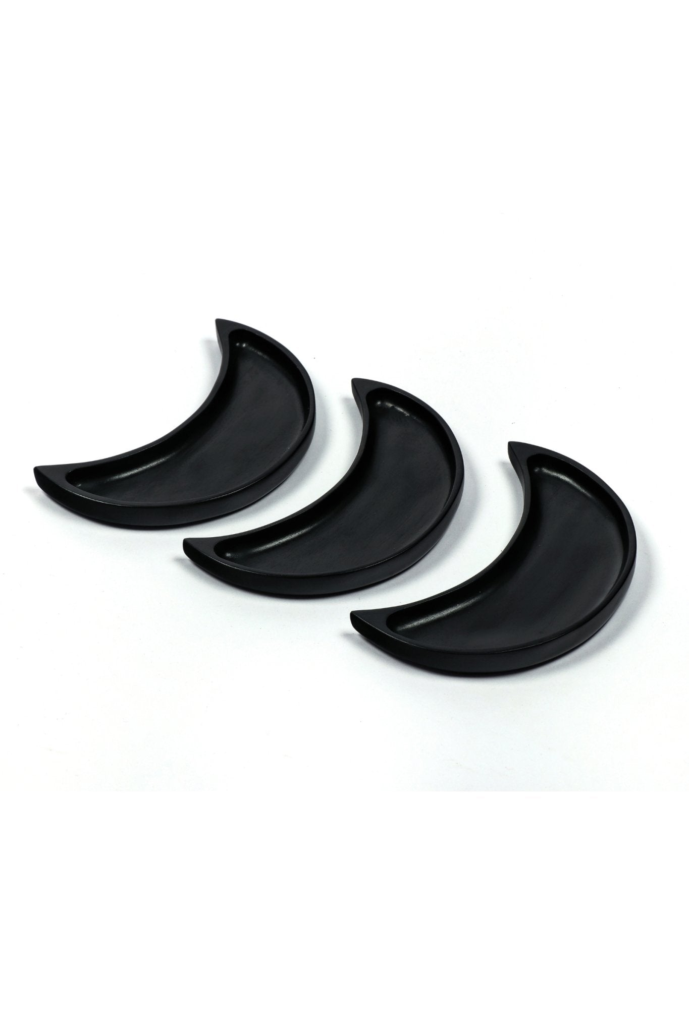 MOONARY POISE - WOODEN TRAY - BLACK - ART AVENUE