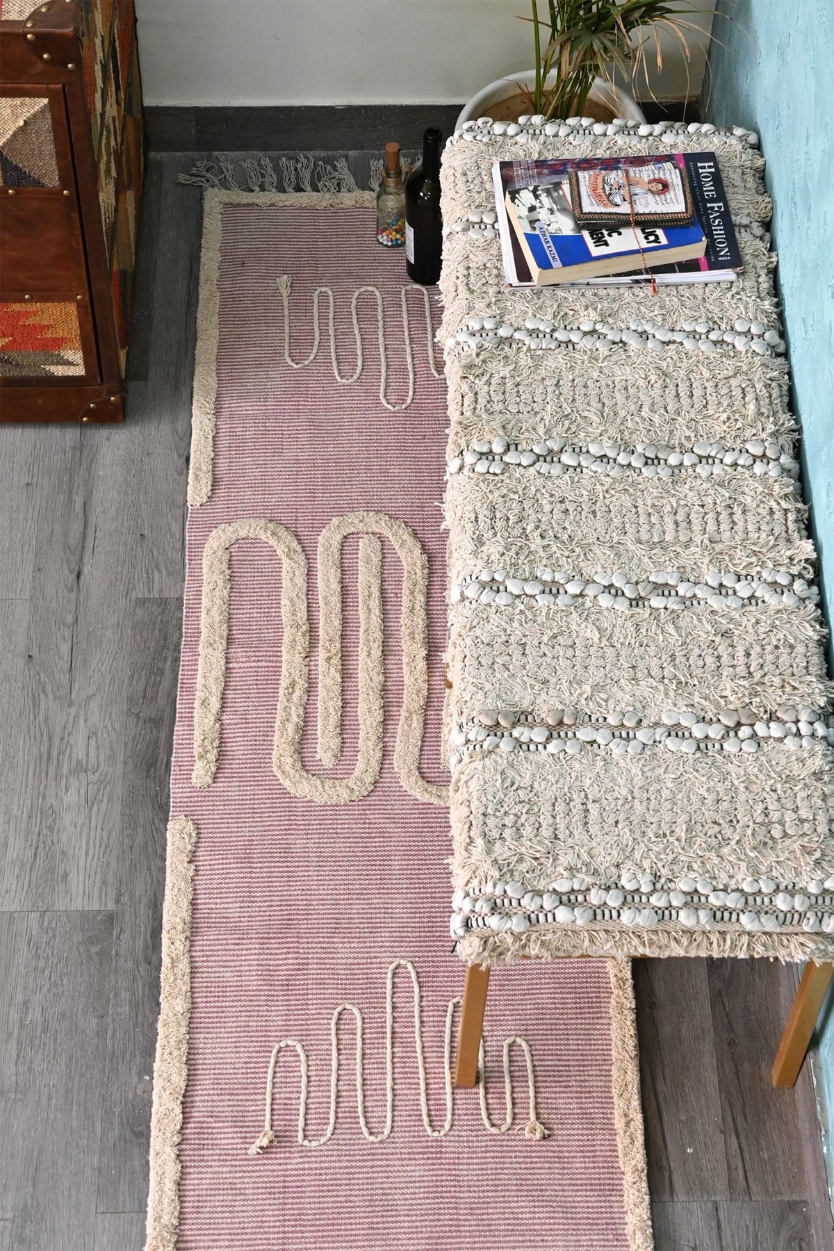 NORMANI - BLOCK PRINTED FLOOR RUNNER - ART AVENUE