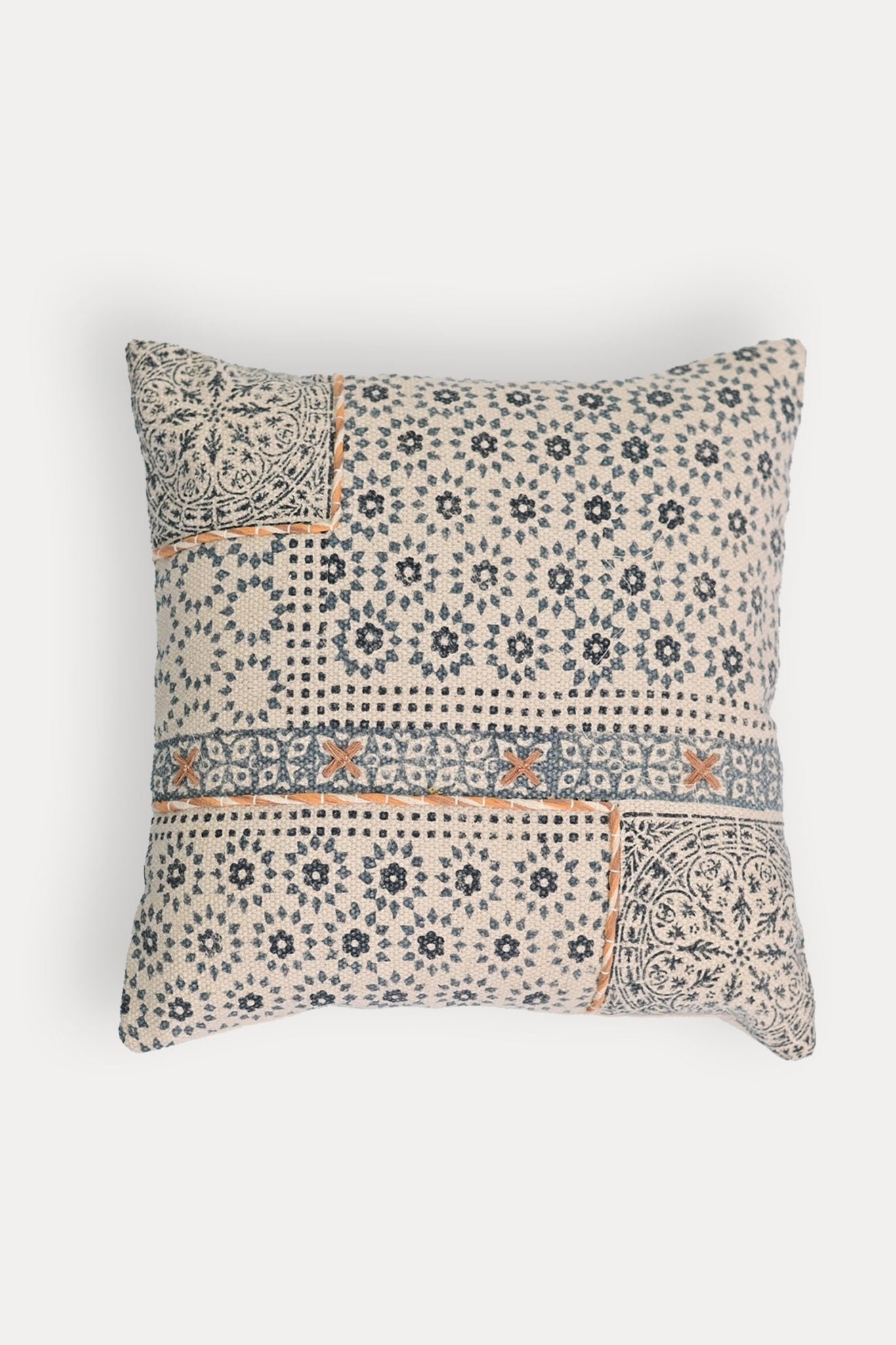 PORTUGAL - SQUARE CUSHION COVER - BLUE - ART AVENUE