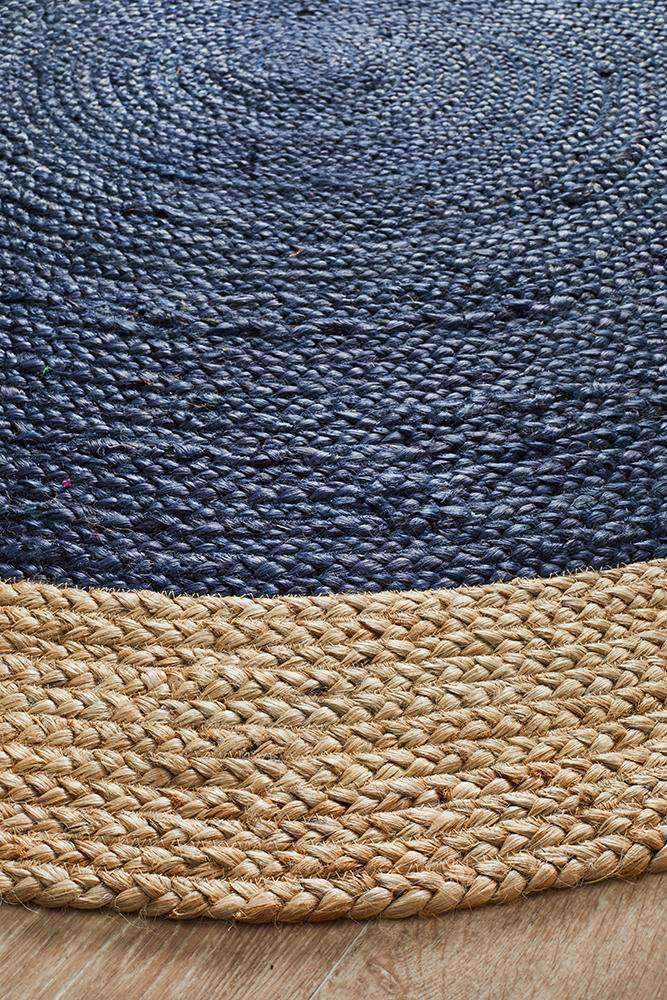ZENNY - ROUND JUTE RUG - ART AVENUE
