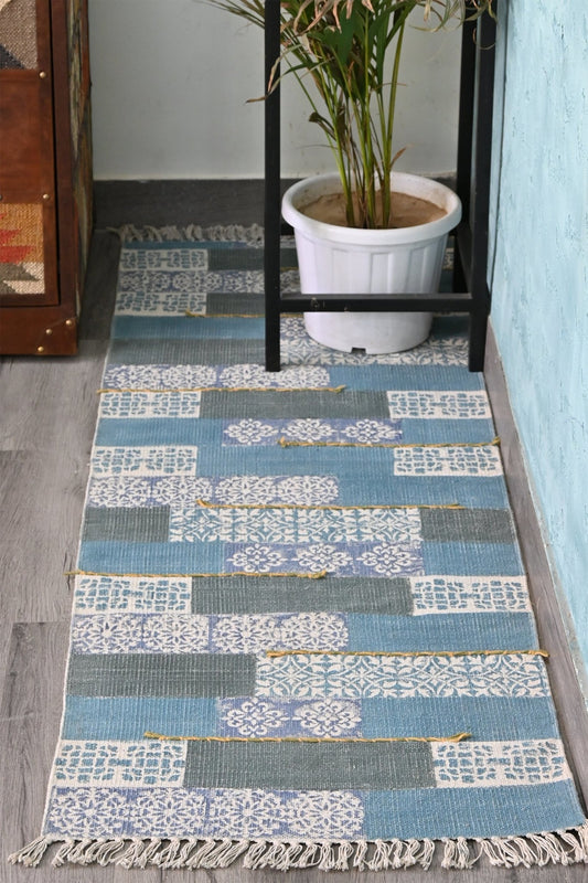 SHIRLEY - BLOCK PRINTED FLOOR RUNNER - ART AVENUE