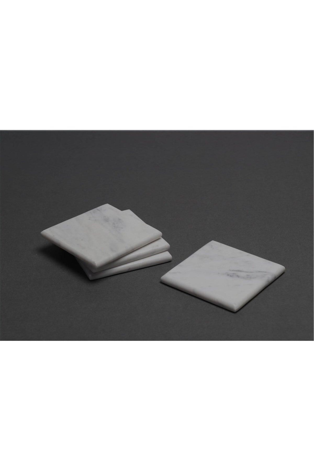 VARY - MARBLE COASTERS - WHITE - ART AVENUE