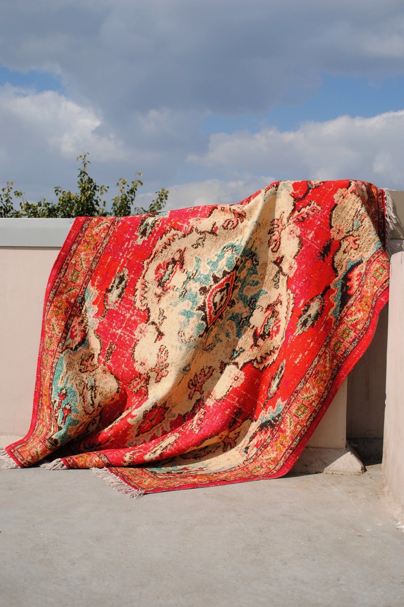 Velutina cotton rug pattern — Art Avenue Jaipur
